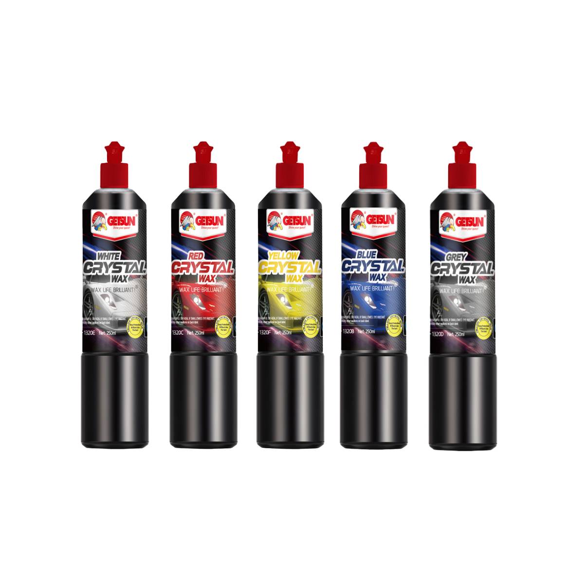 Getsun crystal wax all refs